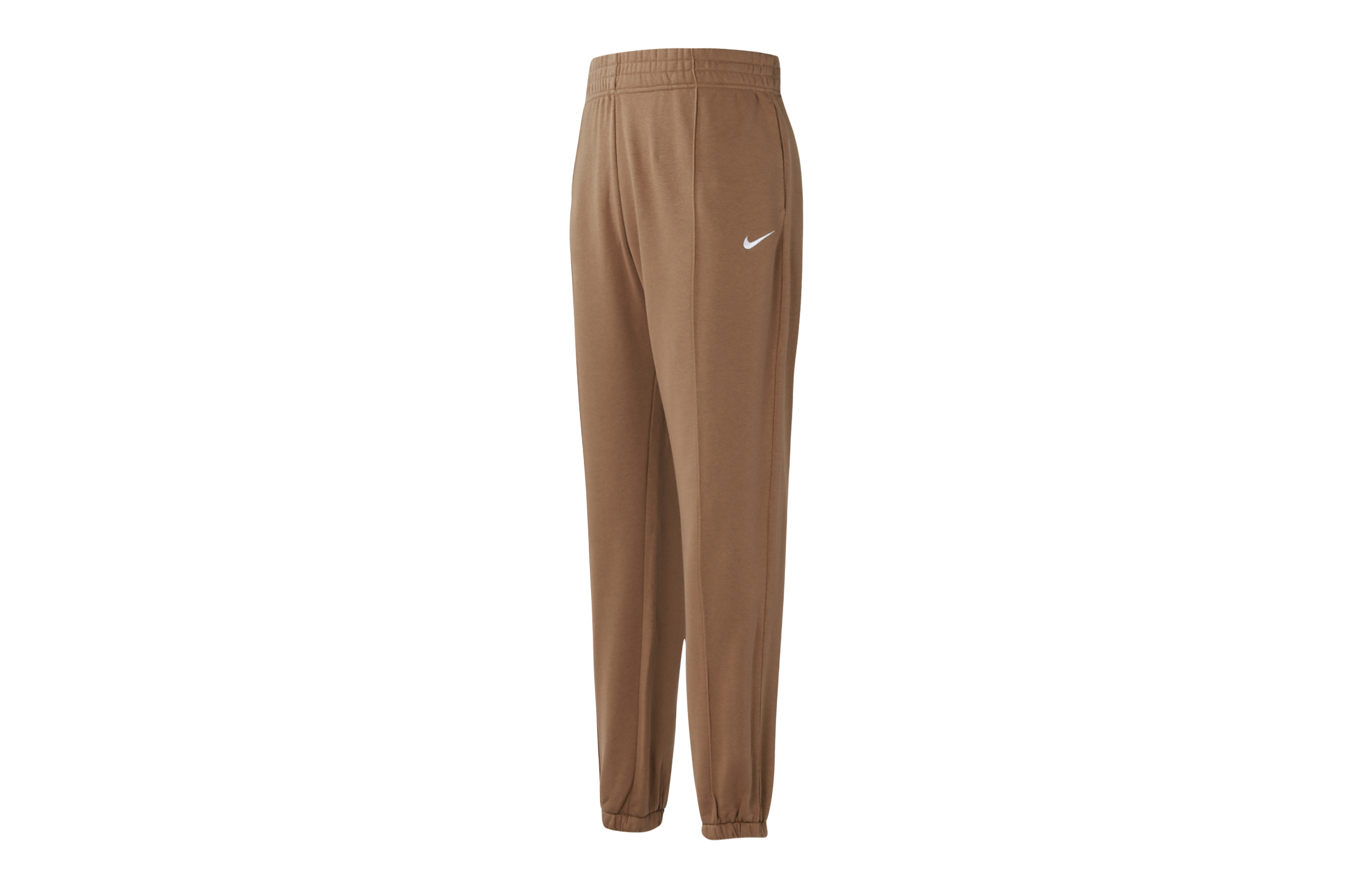 Nike Sportswear Essentials Knitted Sweatpants Women's Antique Brown Thickened Cuffed Pants