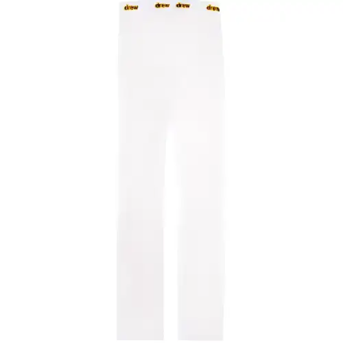 Drew House Letter Logo Series Full Length Pants Leggings Women's White