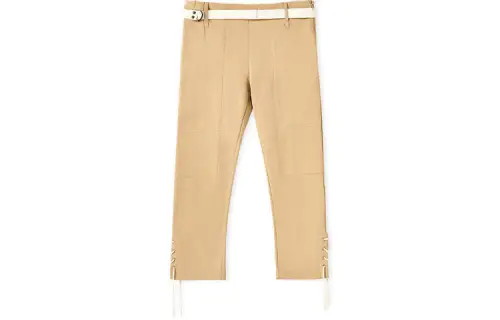 LOEWE Casual Pants Women's Khaki Moderate Slim Fit Pants