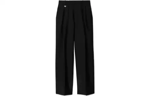 Burberry Pleated Straight-leg Trousers