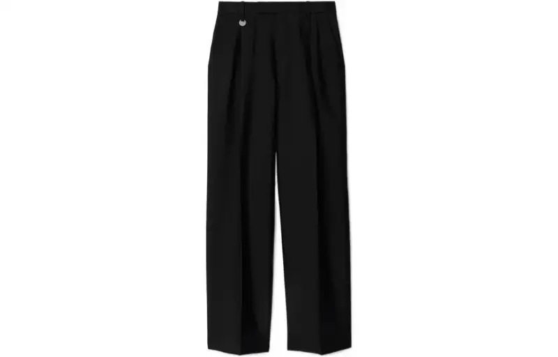 Burberry Pleated Straight-leg Trousers