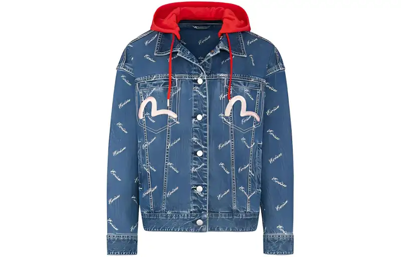 EVISU Denim Jacket Women's Blue