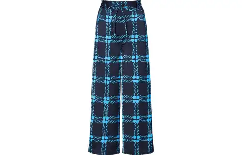 UNIQLO X MARNI Uniqlo Marni Co Branding Casual Pants Women's Navy Blue Moderate Straight Fit Pants