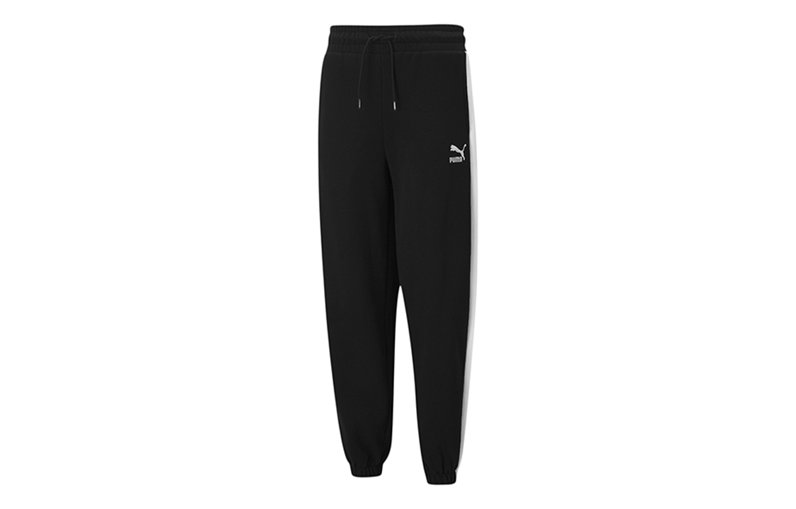 Женские штаны PUMA Classics Relaxed Joggers (черные)