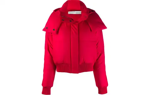 OFF WHITE FW20 Puffer Jacket Women's Red