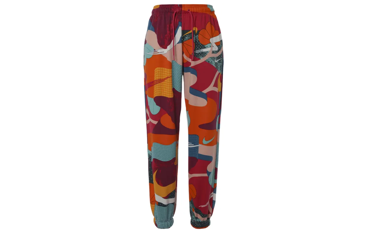 Nike Knitted Sweatpants Women's Multicolor Moderate Cuffed Pants