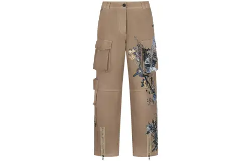 DIOR Quarterly New Products Cargo Pants Women's Brown Moderate Cargo Pants