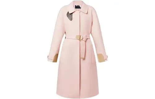 LOUIS VUITTON Trench Coat Women's Pink