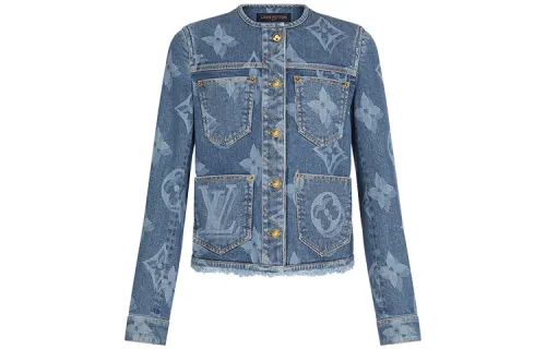 LOUIS VUITTON Jackets & Coats Women's Blue