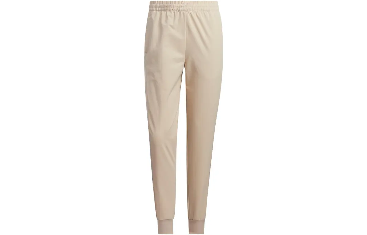 Adidas Knitted Sweatpants Women's Wonder Taupe Thin Cuffed Pants