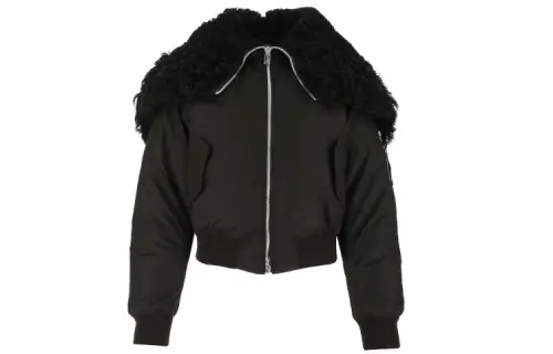 Bottega Veneta Solid Color Puffer Jacket Women's Chocolate