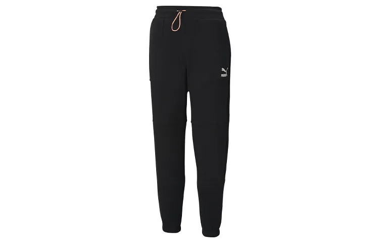 PUMA Casual Pants Women's Black Moderate Cuffed Pants