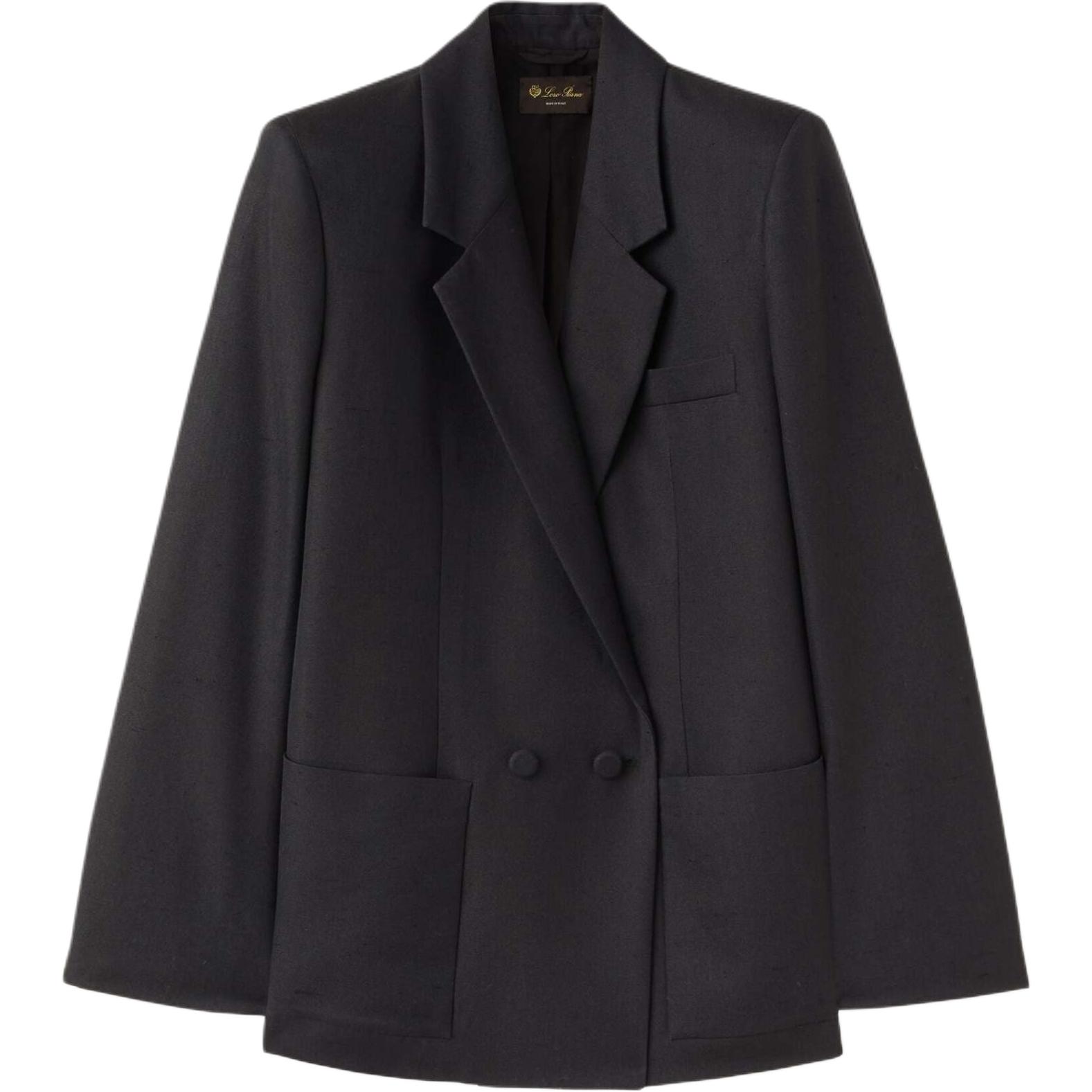 Loro Piana SS24 Business Suit Coat Women's Black