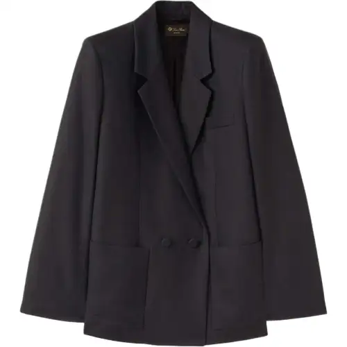 Loro Piana SS24 Business Suit Coat Women's Black