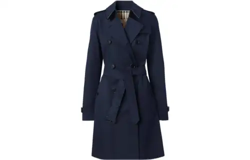 Burberry Trench Coat Women's Blue