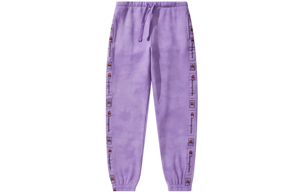 Champion Rochester Collection, Side Logo Webbing Straight Fit Drawstring Ankle Cuff With Casual Fleece Lining