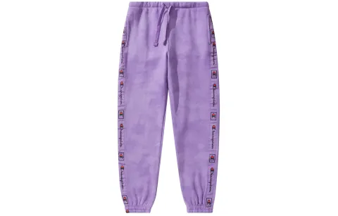 Champion Rochester Collection, Side Logo Webbing Straight Fit Drawstring Ankle Cuff With Casual Fleece Lining