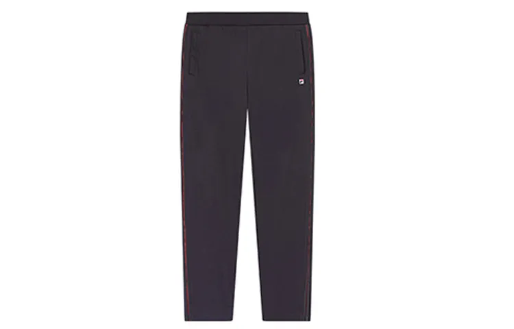 FILA Knitted Sweatpants Women's Legend Blue Moderate Straight Fit Pants