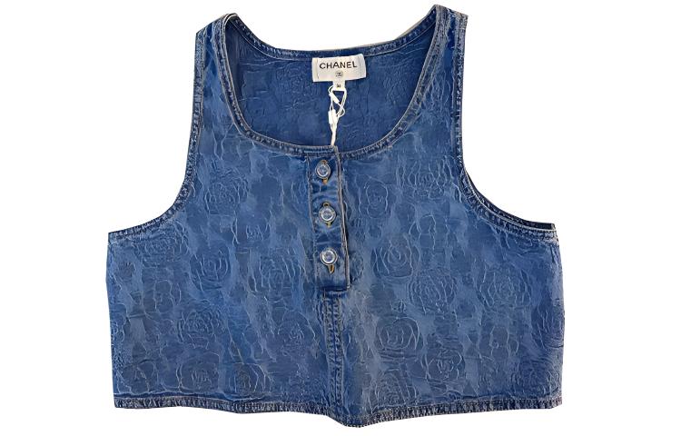 Женская куртка Chanel Vest (синяя)