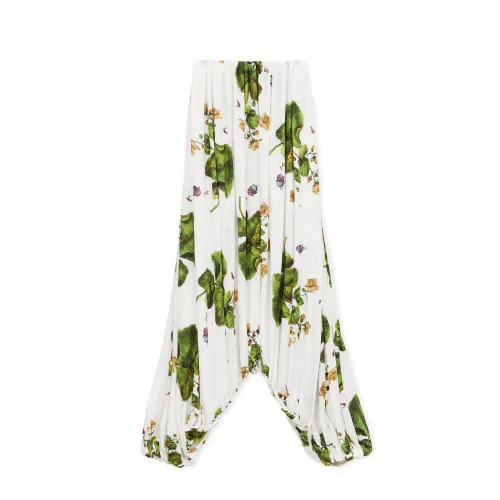 LOEWE All-Over Patterned Draped Trousers