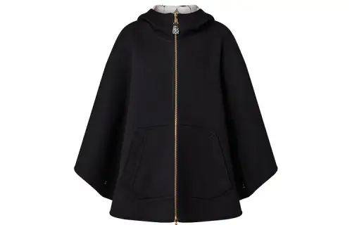 LOUIS VUITTON Cloak Women's Black