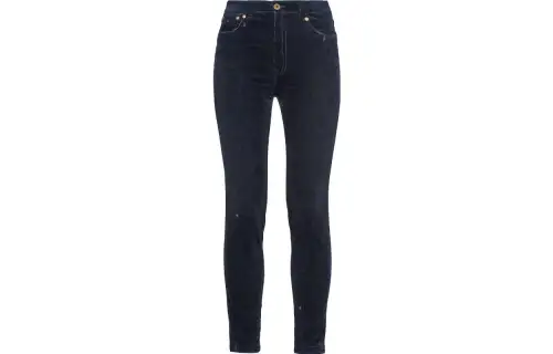 MIU MIU Casual Pants Women's Blue Moderate Slim Fit Pants
