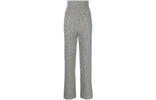 OFF-WHITE Diag-print Knitted Trousers