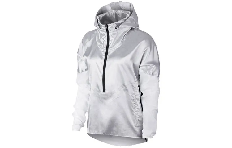 Nike Sun Protection Clothing Women's White Hooded Moderate