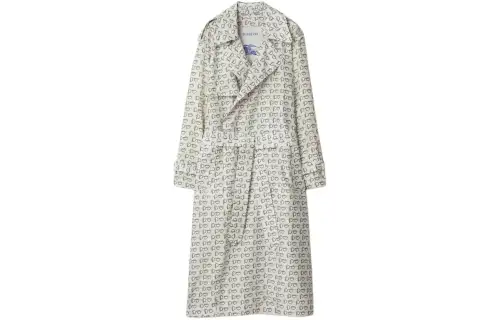 Burberry B print Silk Trench Coat