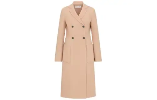 DIOR Coats Women's Beige Lapel Moderate