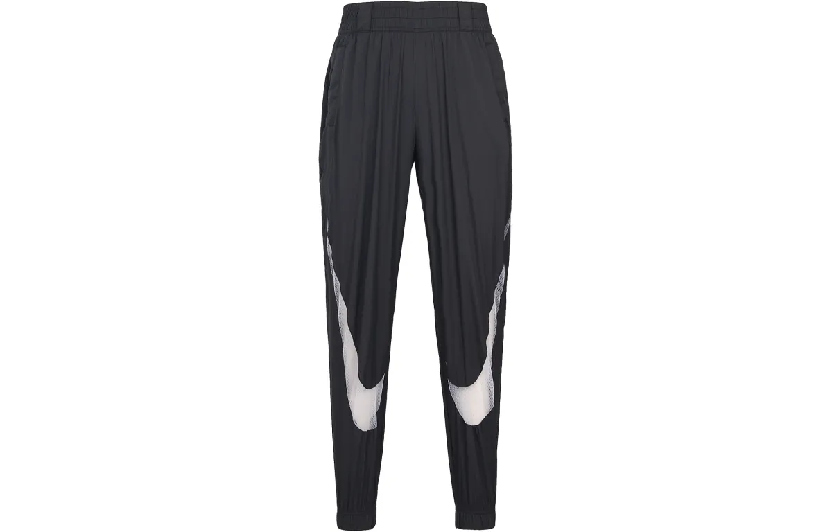 Nike Knitted Sweatpants Women's Black Moderate Cuffed Pants
