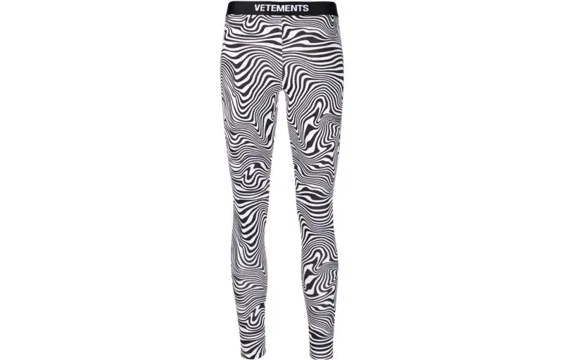 Vetements Leggings Women's White Black