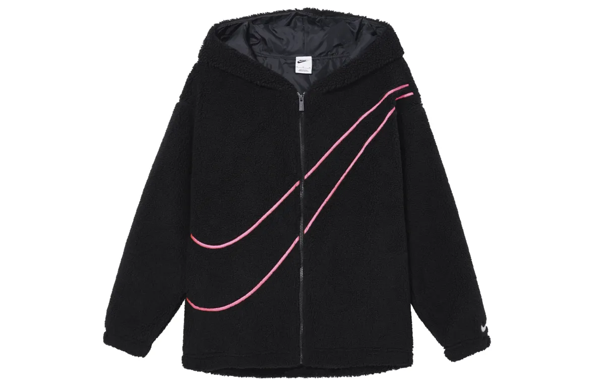 Nike Year Of The Dragon SPORTSWEAR Velvet feel Coat Women's Black