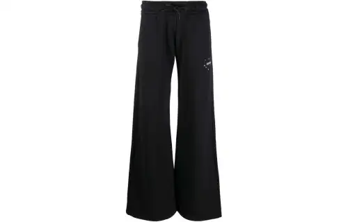 OFF WHITE Logo print Cotton Track Pants