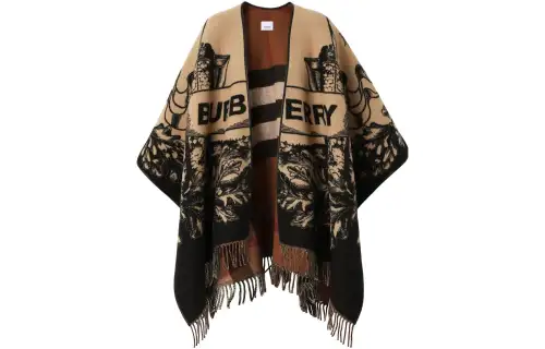 Burberry Cloaks Women's Khaki Moderate
