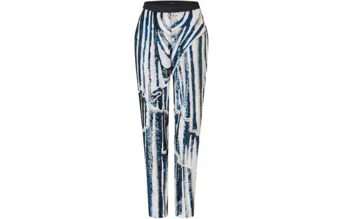 LOUIS VUITTON Animal Sequin Pants