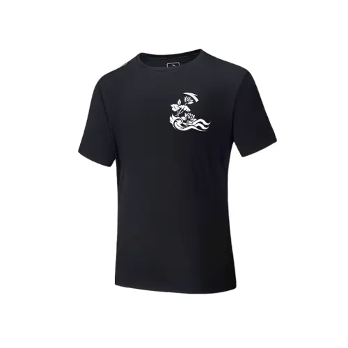 Anta Variety Training Collection T Shirt Unisex Basic Black 6
