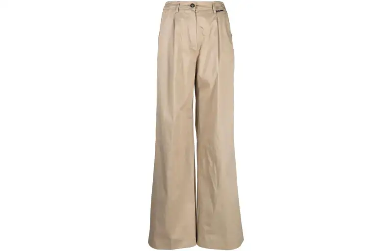 【Previous Season】wide-leg cotton trousers