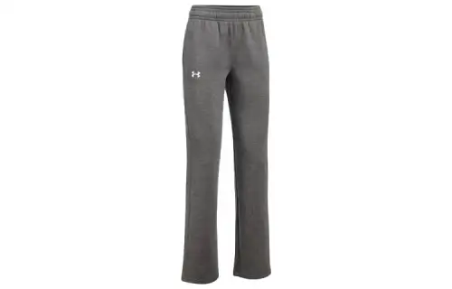 Under Armour Straight Fit Pants Moderate Sweatpants Women's Charcoal Gray