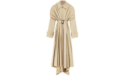 LOEWE FW21 Trench Coat Women's Beige