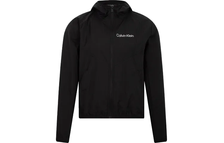 CK/Calvin Klein Cropped Coat Women's Black