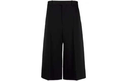Bottega Veneta Casual Pants Women's Black Moderate Wide Leg Pants