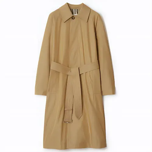Burberry Coats Women's Lapel Moderate Straight Fit