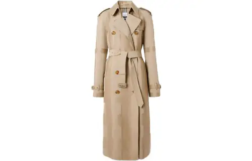 Burberry Pre Owned 00s Check Trench Coat