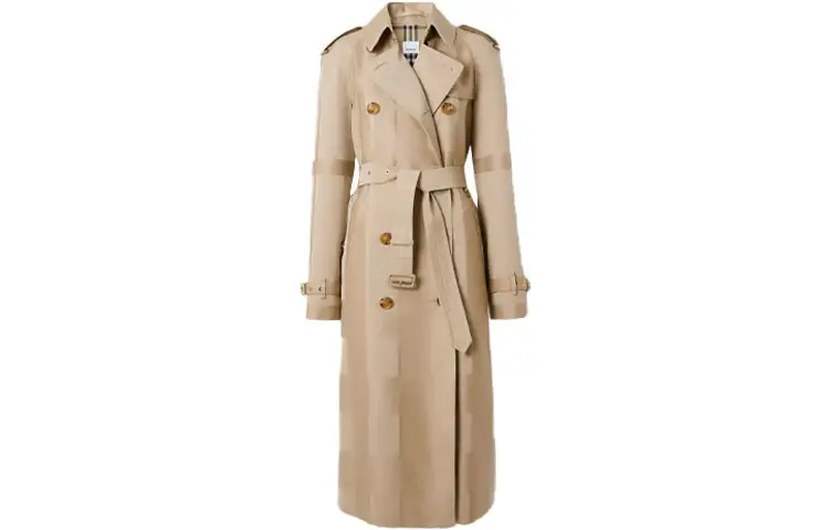 Burberry Pre Owned 00s Check Trench Coat