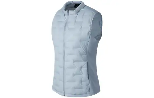 Skechers Down Vests Women's Trade Wind Gray/02N6 Stand Collar Moderate Other