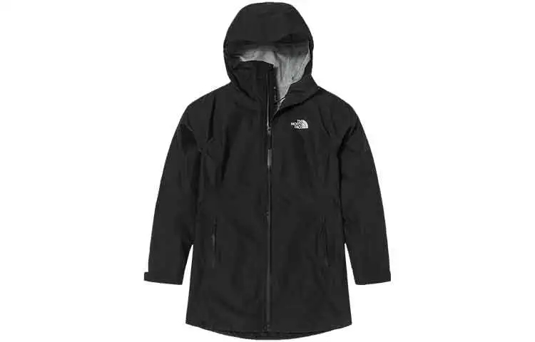 THE NORTH FACE Urban Exploration Outdoor Hiking Waterproof, Windproof, And Breathable Windbreaker Jacket Women's Black