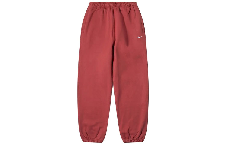 Nike Lab Women's Solo Swoosh Energy Fleece Pants Red