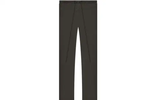 Fear Of God Essentials FW22 Women'ss Relaxed Trouser Off Black Casual Pants Women's Gray Black