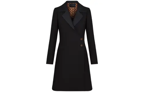 LOUIS VUITTON FW22 Coat Women's Black
